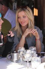 JOANNA KRUPA at Il Pastaio in Beverly Hills December 12/29/2015