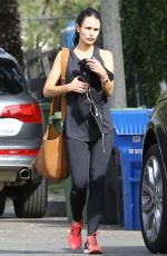 JORDANA BREWSTER Arrives at a Gym in West Hollywood 12/03/2015