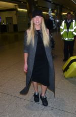 JORGIE PORTER at Heathrow Airport in London 12/09/2015