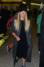 JORGIE PORTER at Heathrow Airport in London 12/09/2015