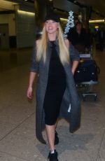 JORGIE PORTER at Heathrow Airport in London 12/09/2015