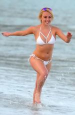 JORGIE PORTER in Bikini on the Set fo I