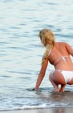 JORGIE PORTER in Bikini on the Set fo I