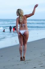 JORGIE PORTER in Bikini on the Set fo I