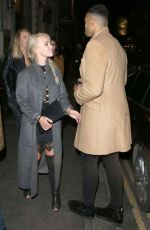 JORGIE PORTER Leaves Steam & Rye in London 12/23/2015