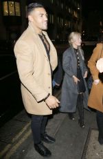 JORGIE PORTER Leaves Steam & Rye in London 12/23/2015