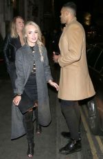 JORGIE PORTER Leaves Steam & Rye in London 12/23/2015