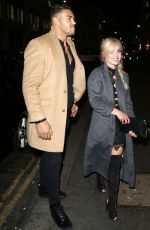 JORGIE PORTER Leaves Steam & Rye in London 12/23/2015