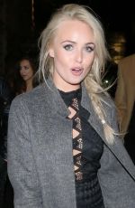 JORGIE PORTER Leaves Steam & Rye in London 12/23/2015