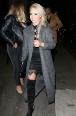 JORGIE PORTER Leaves Steam & Rye in London 12/23/2015