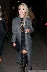 JORGIE PORTER Leaves Steam & Rye in London 12/23/2015