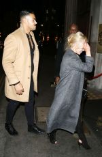 JORGIE PORTER Leaves Steam & Rye in London 12/23/2015