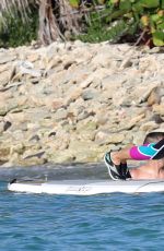 JOSEPHINE SKRIVER on the Set of a Photoshoot at a Beach in St. Barths 12/09/2015