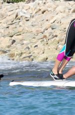 JOSEPHINE SKRIVER on the Set of a Photoshoot at a Beach in St. Barths 12/09/2015
