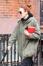 JULIANNE MOORE Out and About in New York 12/03/2015