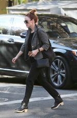 JULIANNE MOORE Out and About in New York 12/22/2015