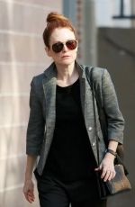 JULIANNE MOORE Out and About in New York 12/22/2015