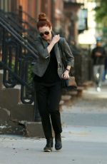 JULIANNE MOORE Out and About in New York 12/22/2015