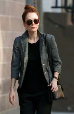 JULIANNE MOORE Out and About in New York 12/22/2015