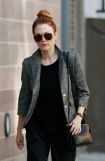 JULIANNE MOORE Out and About in New York 12/22/2015
