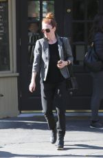 JULIANNE MOORE Out and About in New York 12/22/2015