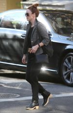 JULIANNE MOORE Out and About in New York 12/22/2015