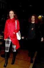 JULIETTE LEWIS Leaves Cage the Elephant Live at El Rey Theatre in Los Angeles 12/13/2015