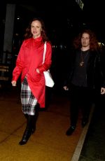 JULIETTE LEWIS Leaves Cage the Elephant Live at El Rey Theatre in Los Angeles 12/13/2015