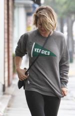 KALEY CUOCO in Tights Out and About in Los Angeles 12/22/2015