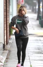 KALEY CUOCO in Tights Out and About in Los Angeles 12/22/2015