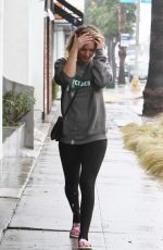 KALEY CUOCO in Tights Out and About in Los Angeles 12/22/2015