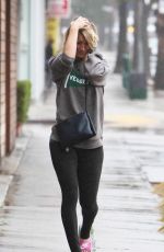 KALEY CUOCO in Tights Out and About in Los Angeles 12/22/2015