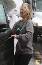 KALEY CUOCO in Tights Out and About in Los Angeles 12/22/2015