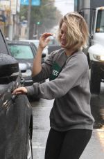 KALEY CUOCO in Tights Out and About in Los Angeles 12/22/2015