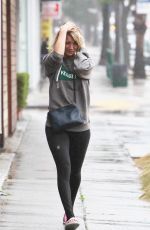 KALEY CUOCO in Tights Out and About in Los Angeles 12/22/2015