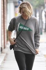 KALEY CUOCO in Tights Out and About in Los Angeles 12/22/2015