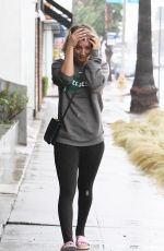 KALEY CUOCO in Tights Out and About in Los Angeles 12/22/2015