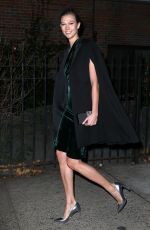KARLIE KLOSS Heading to a Party in New York 12/11/2015