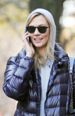 KARLIE KLOSS in Tights Out and About in New York 12/08/2015