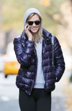 KARLIE KLOSS in Tights Out and About in New York 12/08/2015