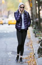 KARLIE KLOSS in Tights Out and About in New York 12/08/2015