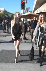 KAROLINA PISAREK and JOANNA KRUPA Out in Beverly Hills 12/29/2015