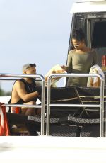KARREUCHE TRAN at a Yacht in Miami 12/28/2015