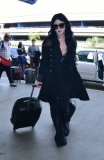 KAT VON D Arrives at Los Angeles International Airport 12/21/2015