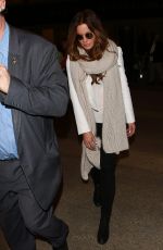 KATE BECKINSALE at Los Angeles International Airport 12/27/2015