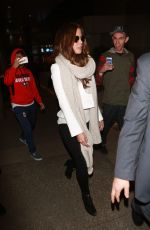 KATE BECKINSALE at Los Angeles International Airport 12/27/2015