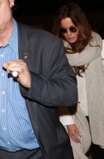 KATE BECKINSALE at Los Angeles International Airport 12/27/2015