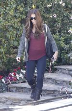 KATE BECKINSALE Out and About in Beverly Hills 12/29/2015