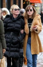 KATE HUDSON, MELANIE GRIFFITH and DAKOTA JOHNSON Out Shopping in Aspen 12/22/2015