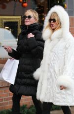 KATE HUDSON, MELANIE GRIFFITH and DAKOTA JOHNSON Out Shopping in Aspen 12/22/2015